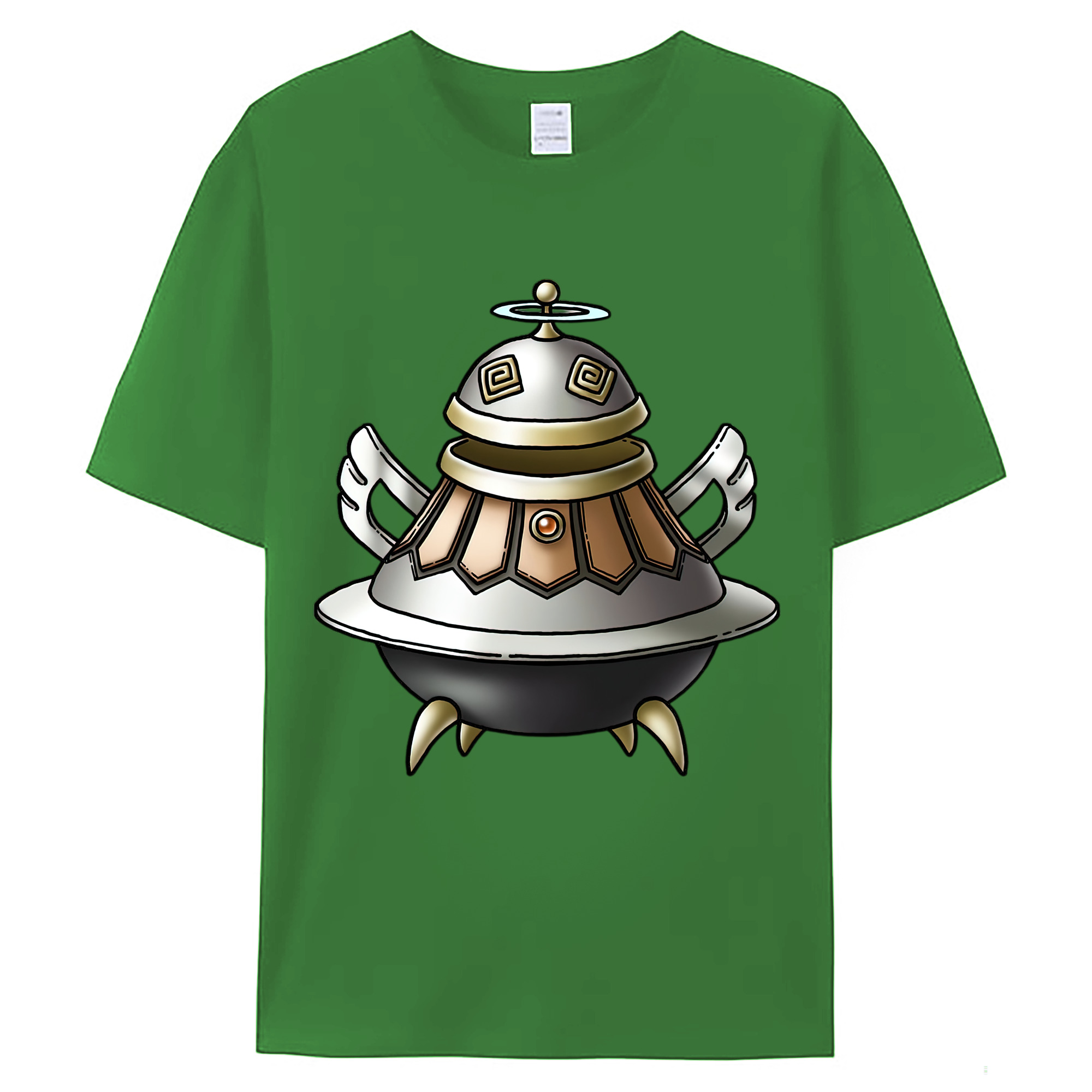 （画像用） ドラゴンクエスト Doragon Kuesuto Dragon Quest レディースカジュアルプリントTシャツ（綿100％）